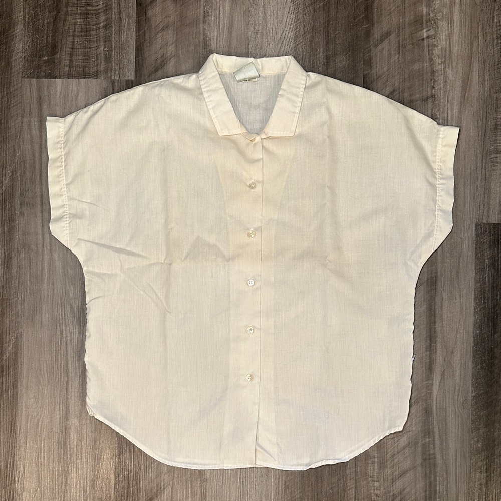 Wrangler Vintage Short Sleeve Button Down Shirt – Made in USA – Size Medium